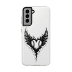 Baseball Heart Wings Samsung Case | Neo-Traditional Tattoo Art - Magnolia Wild SC