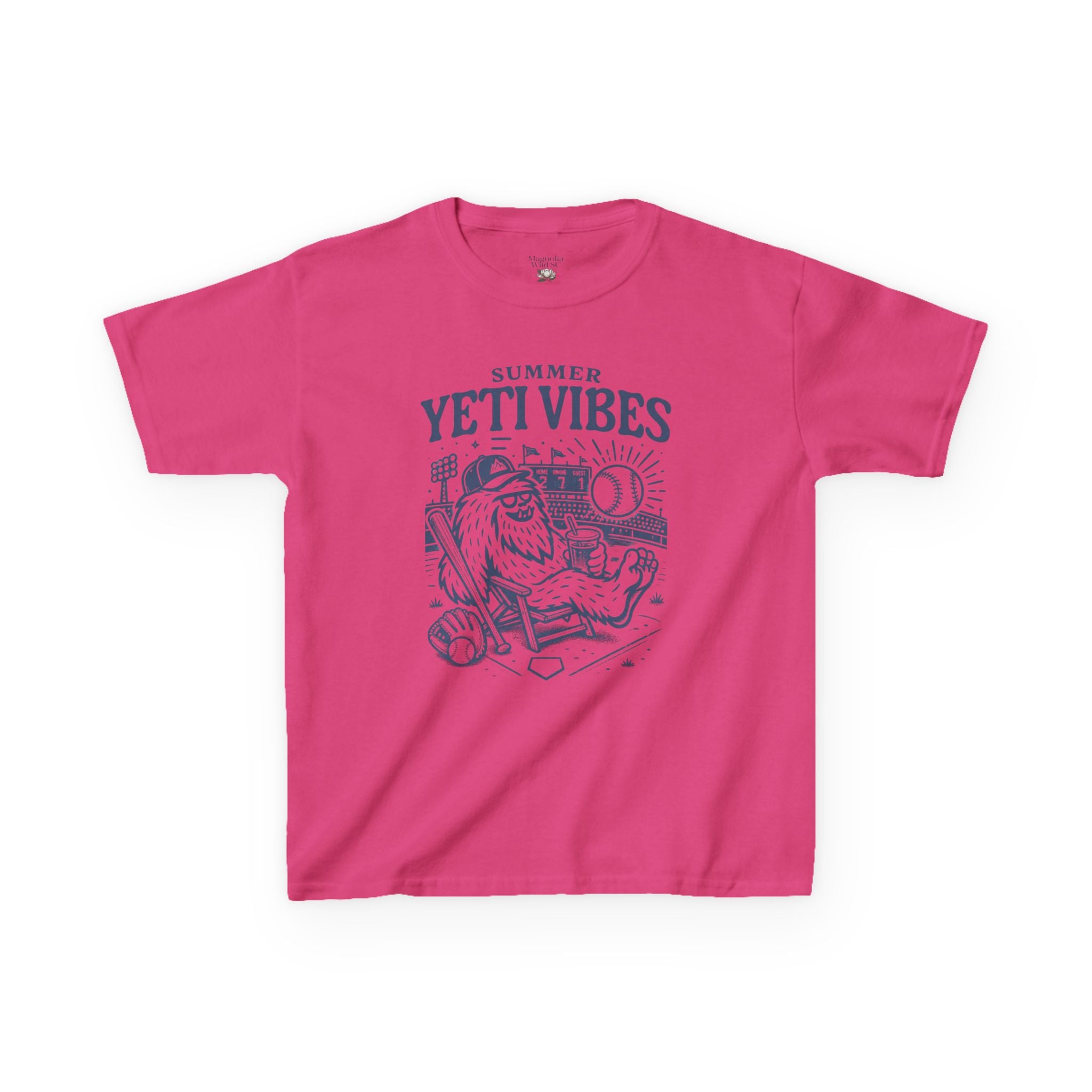 Summer Yeti Baseball Tee | Kids Tee