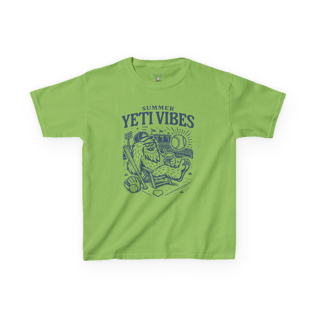 Summer Yeti Baseball Tee | Kids Tee