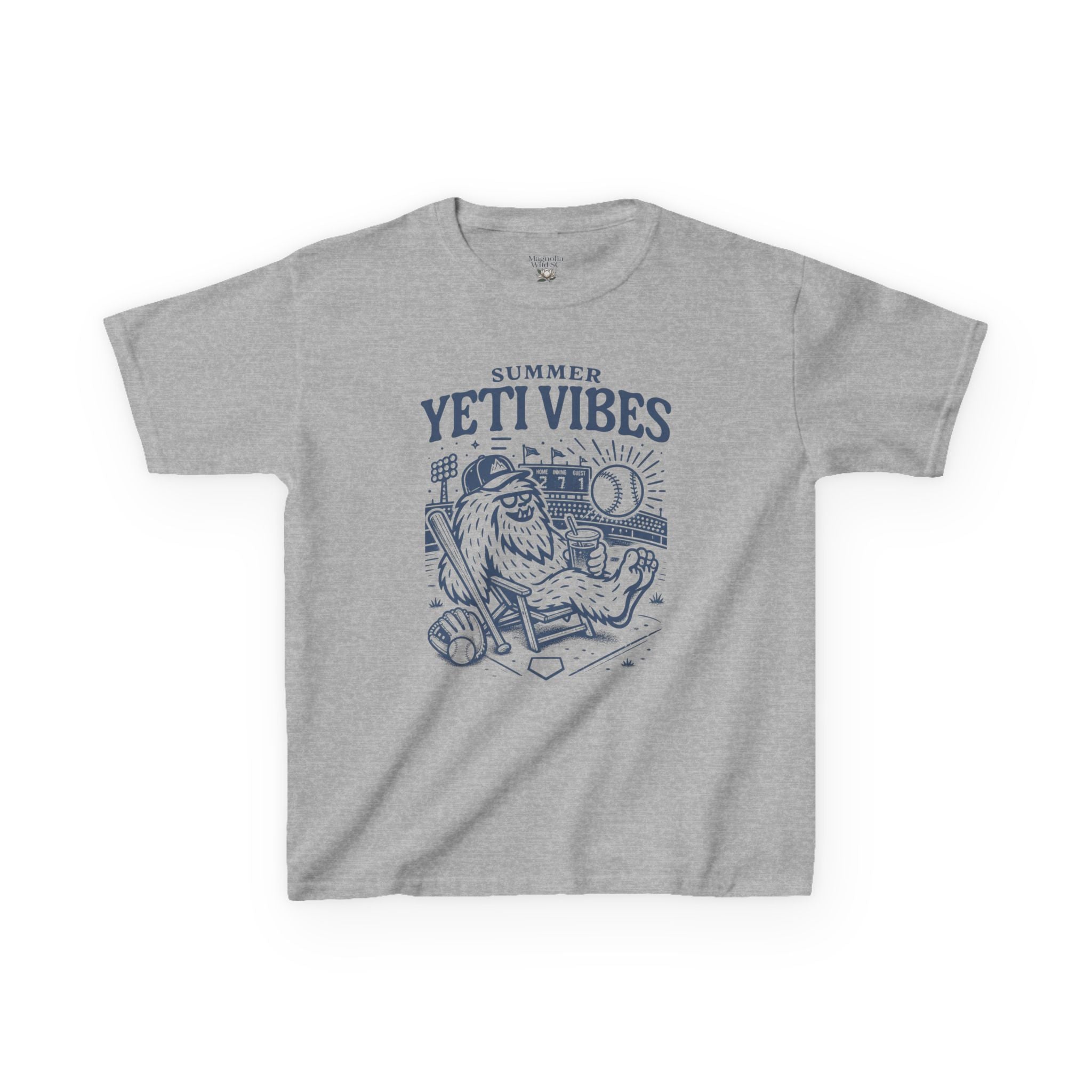 Summer Yeti Baseball Tee | Kids Tee