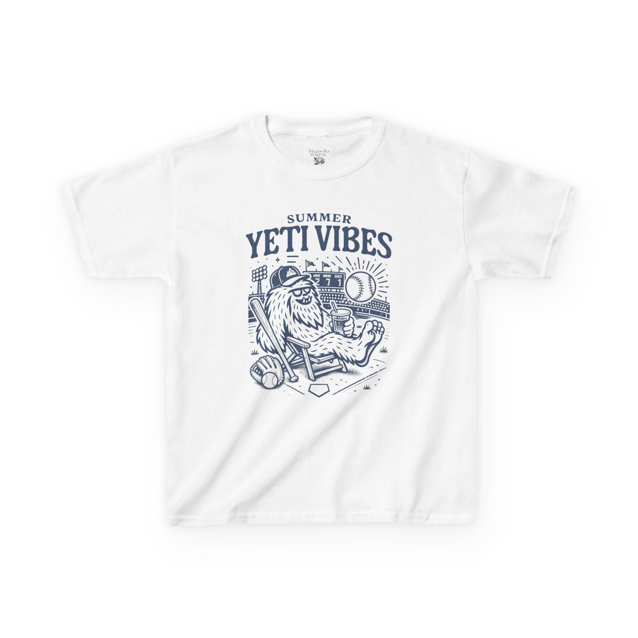 Summer Yeti Baseball Tee | Kids Tee