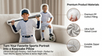 Custom Photo Shaped Pillow — Personalized Picture Pillow
