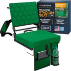 Folding Reclining Stadium Seat With Back Support For Bleachers - Magnolia Wild SC
