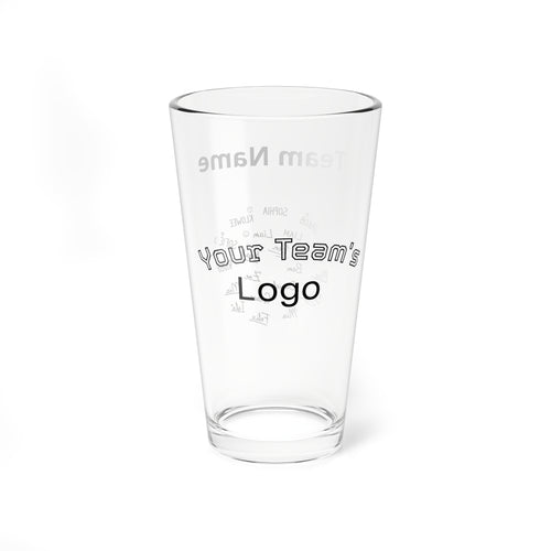 All-Star Team Glass — Personalized Front Logo & Back Message - Magnolia Wild SC