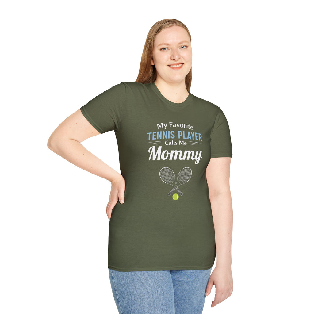Personalized “My Favorite Tennis Player Calls Me” T-Shirt – Custom Name Tennis Tee - Magnolia Wild SC