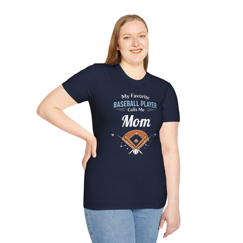 Personalized “My Favorite Baseball Player Calls Me” T-Shirt – Custom Name Baseball Tee - Magnolia Wild SC