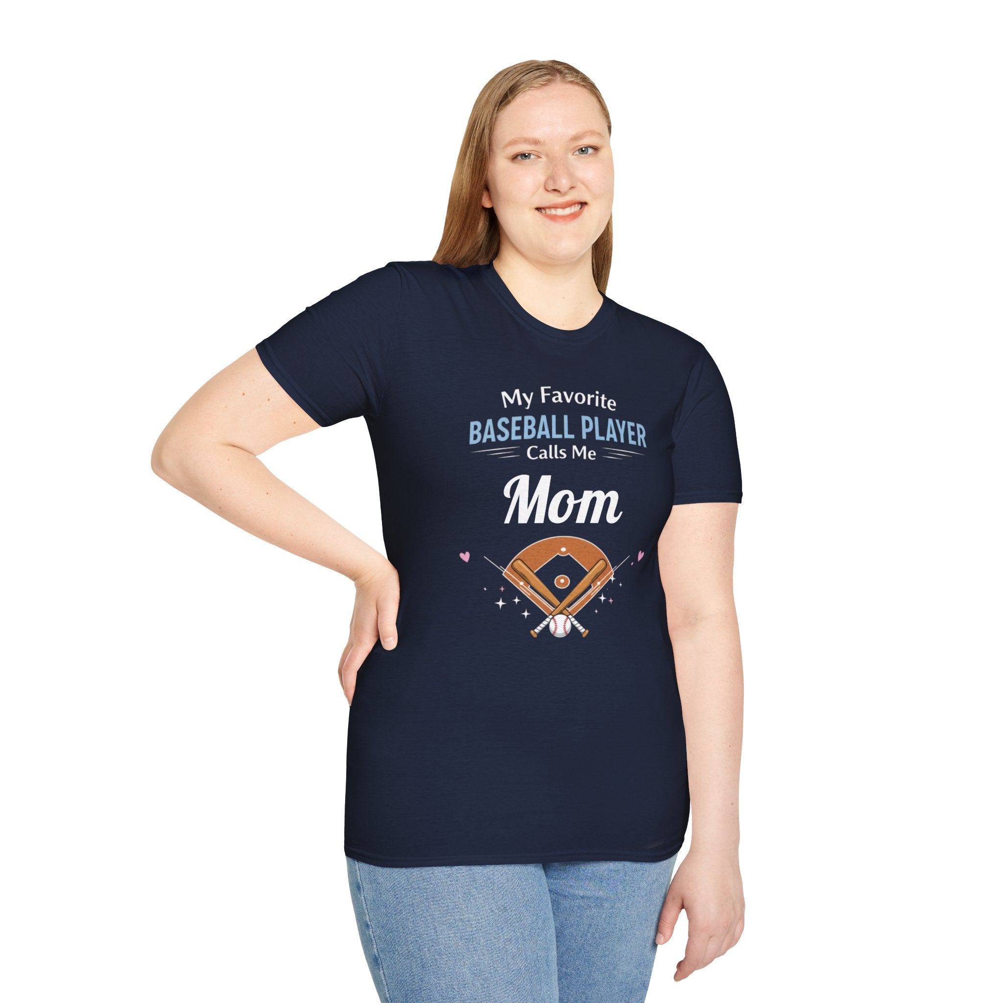 Personalized “My Favorite Baseball Player Calls Me” T-Shirt – Custom Name Baseball Tee - Magnolia Wild SC