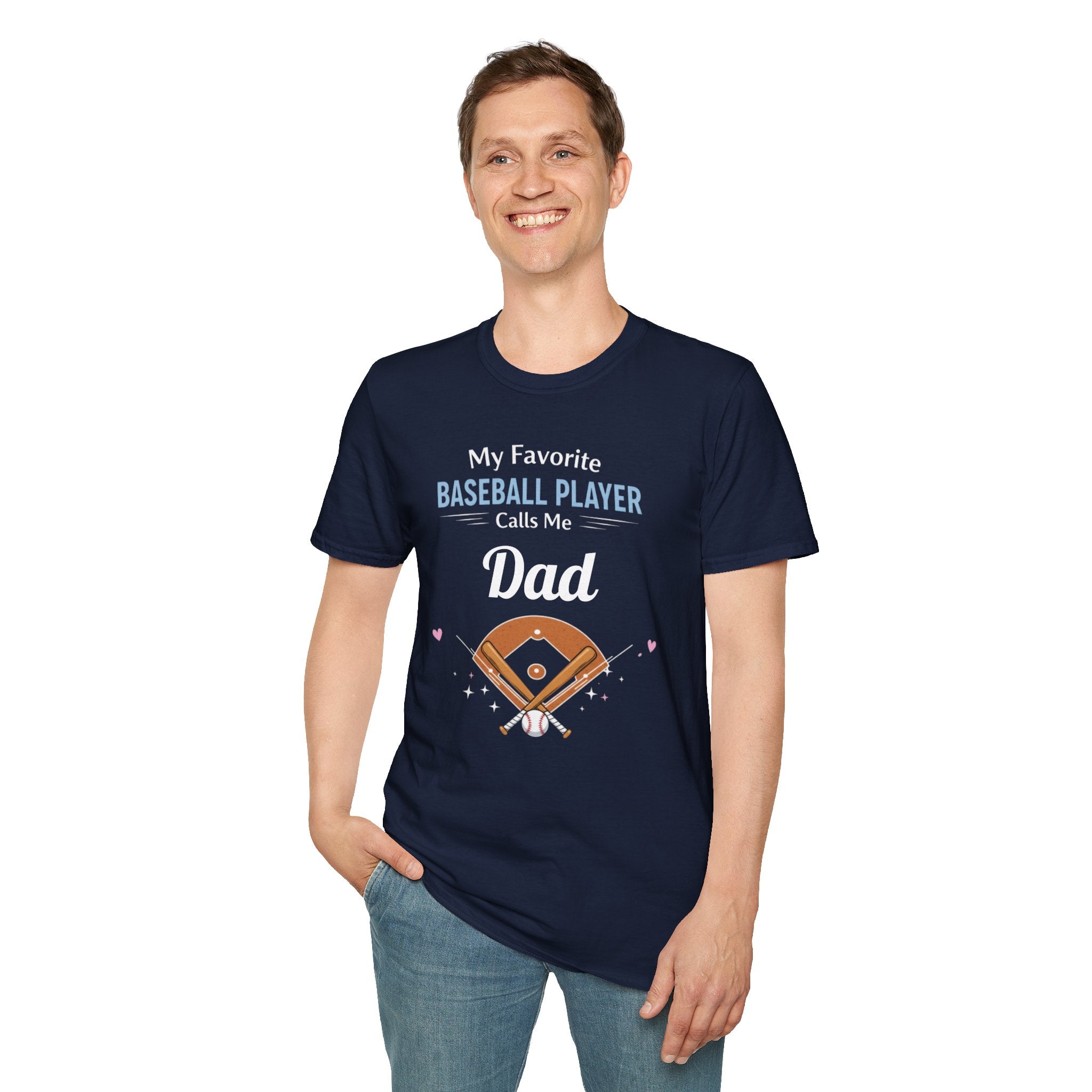 Personalized “My Favorite Baseball Player Calls Me” T-Shirt – Custom Name Baseball Tee - Magnolia Wild SC
