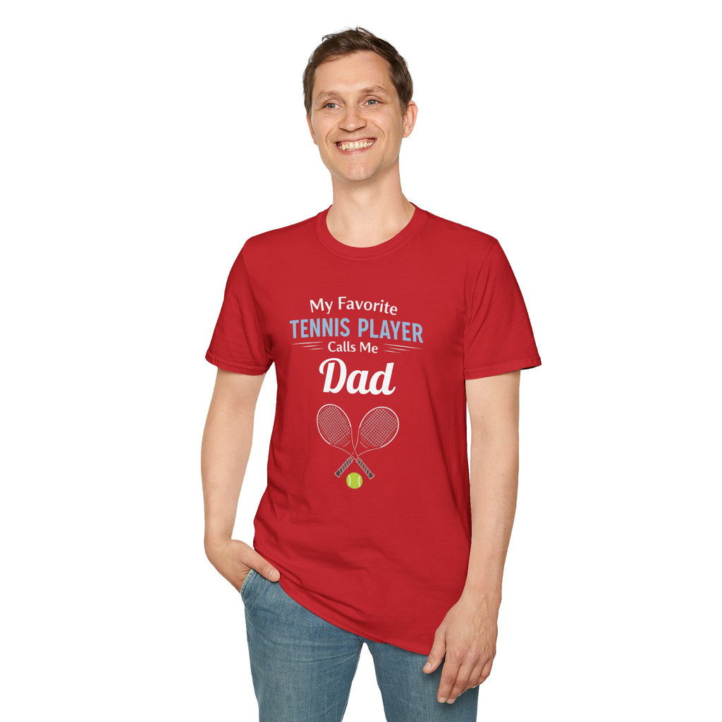 Personalized “My Favorite Tennis Player Calls Me” T-Shirt – Custom Name Tennis Tee - Magnolia Wild SC
