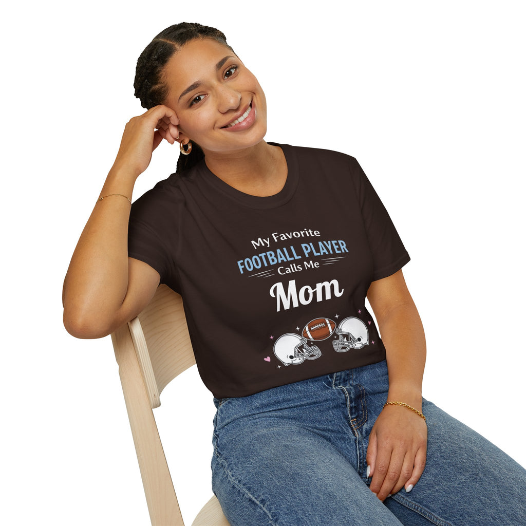 Personalized “My Favorite Football Player Calls Me” T-Shirt – Custom Name Football Tee - Magnolia Wild SC