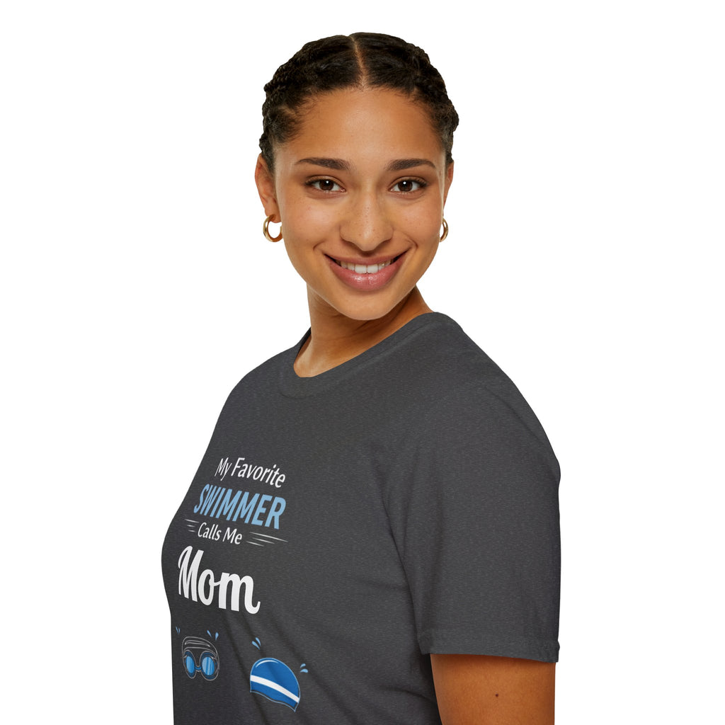 Personalized “My Favorite Swimmer Calls Me” T-Shirt – Custom Name Swim Tee - Magnolia Wild SC