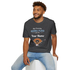 Personalized “My Favorite Baseball Player Calls Me” T-Shirt – Custom Name Baseball Tee - Magnolia Wild SC