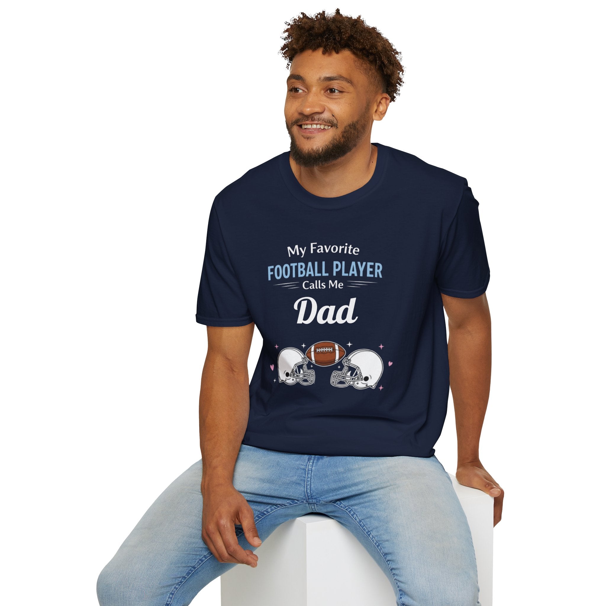 Personalized “My Favorite Football Player Calls Me” T-Shirt – Custom Name Football Tee - Magnolia Wild SC