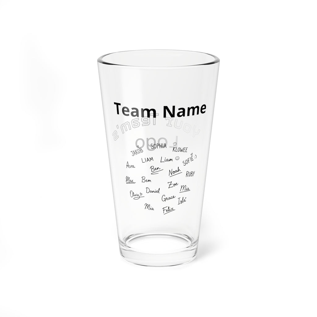 All-Star Team Glass — Personalized Front Logo & Back Message - Magnolia Wild SC