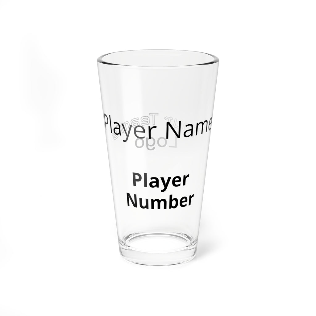 All-Star Team Glass — Personalized Front Logo & Back Message - Magnolia Wild SC
