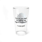 All-Star Team Glass — Personalized Front Logo & Back Message - Magnolia Wild SC