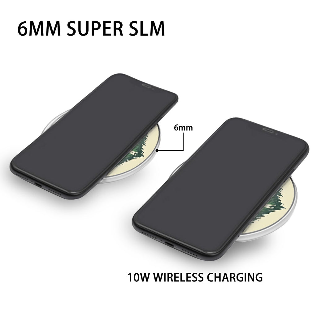 Football Wireless Charging Pad – Fast 10W Compact Charger - Magnolia Wild SC