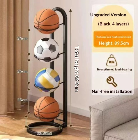 Indoor Kids Sports Ball Storage Rack - Magnolia Wild SC