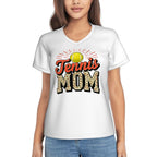 Tennis Mom Women's V-Neck Short-Sleeve T-Shirt - Magnolia Wild SC