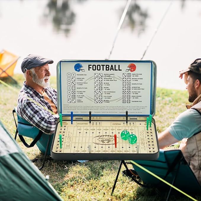 Mini Travel Sports Game for Kids & Adults | Choose Your Style: Hockey, Baseball, Football, Softball, or Joint Dice Edition - Magnolia Wild SC