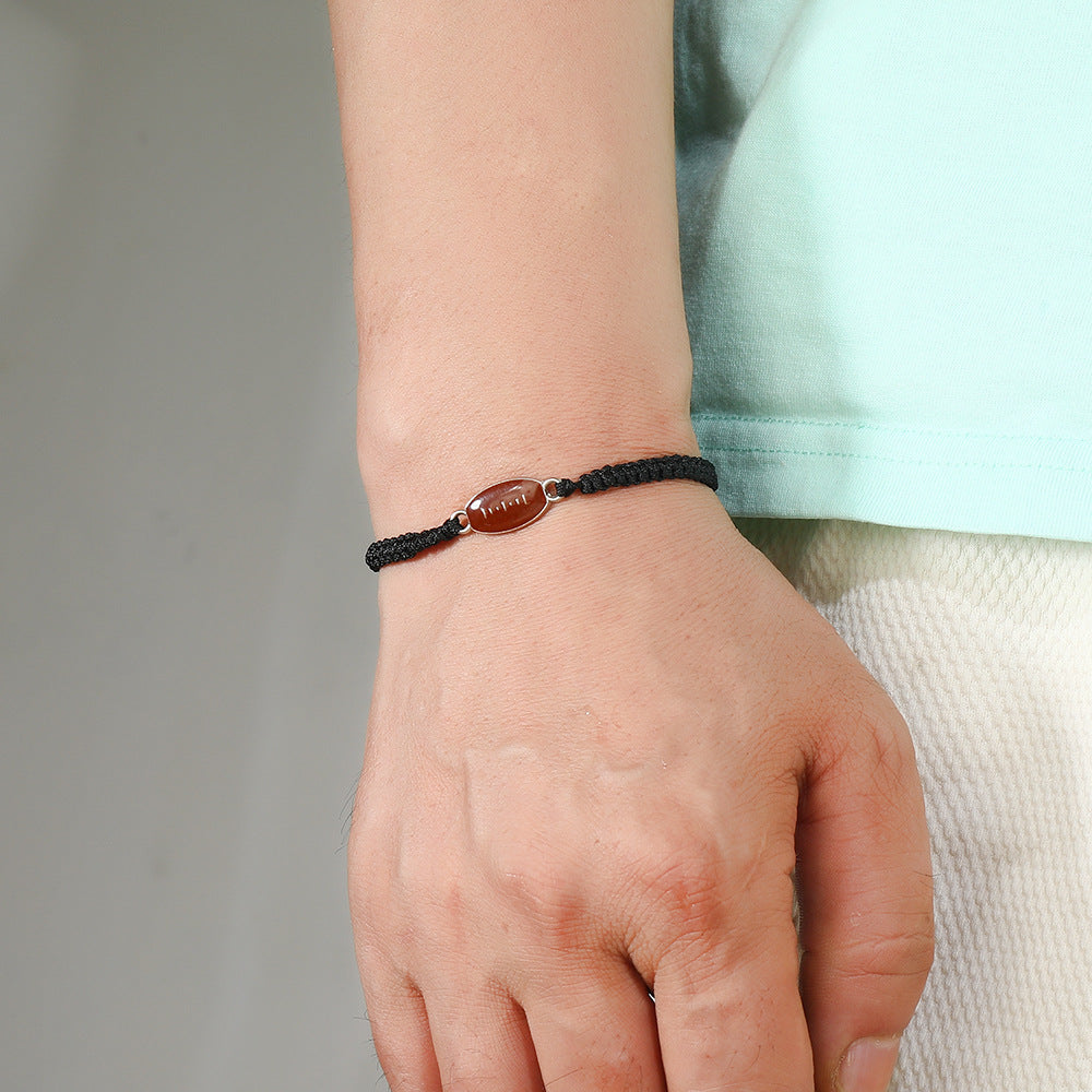 Multi-Sport Braided Bracelet Adjustable Jewelry for Game Day Fans - Magnolia Wild SC