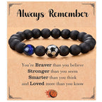 Adjustable Sports Obsidian Bracelet for Athletes and Fans - Magnolia Wild SC