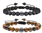 Adjustable Sports Obsidian Bracelet for Athletes and Fans - Magnolia Wild SC