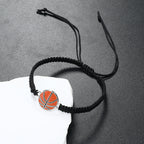 Multi-Sport Braided Bracelet Adjustable Jewelry for Game Day Fans - Magnolia Wild SC