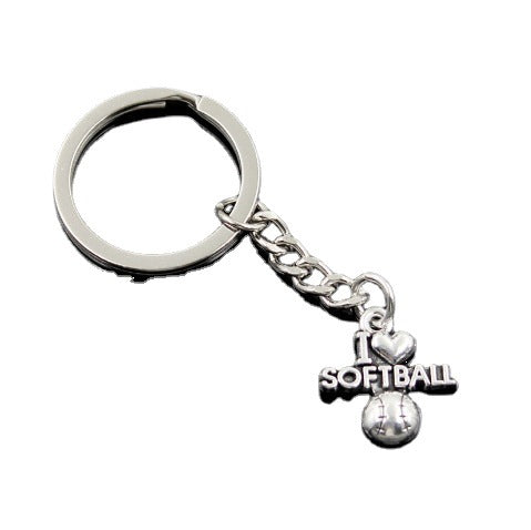 Game Day Keychain — Softball Love - Magnolia Wild SC