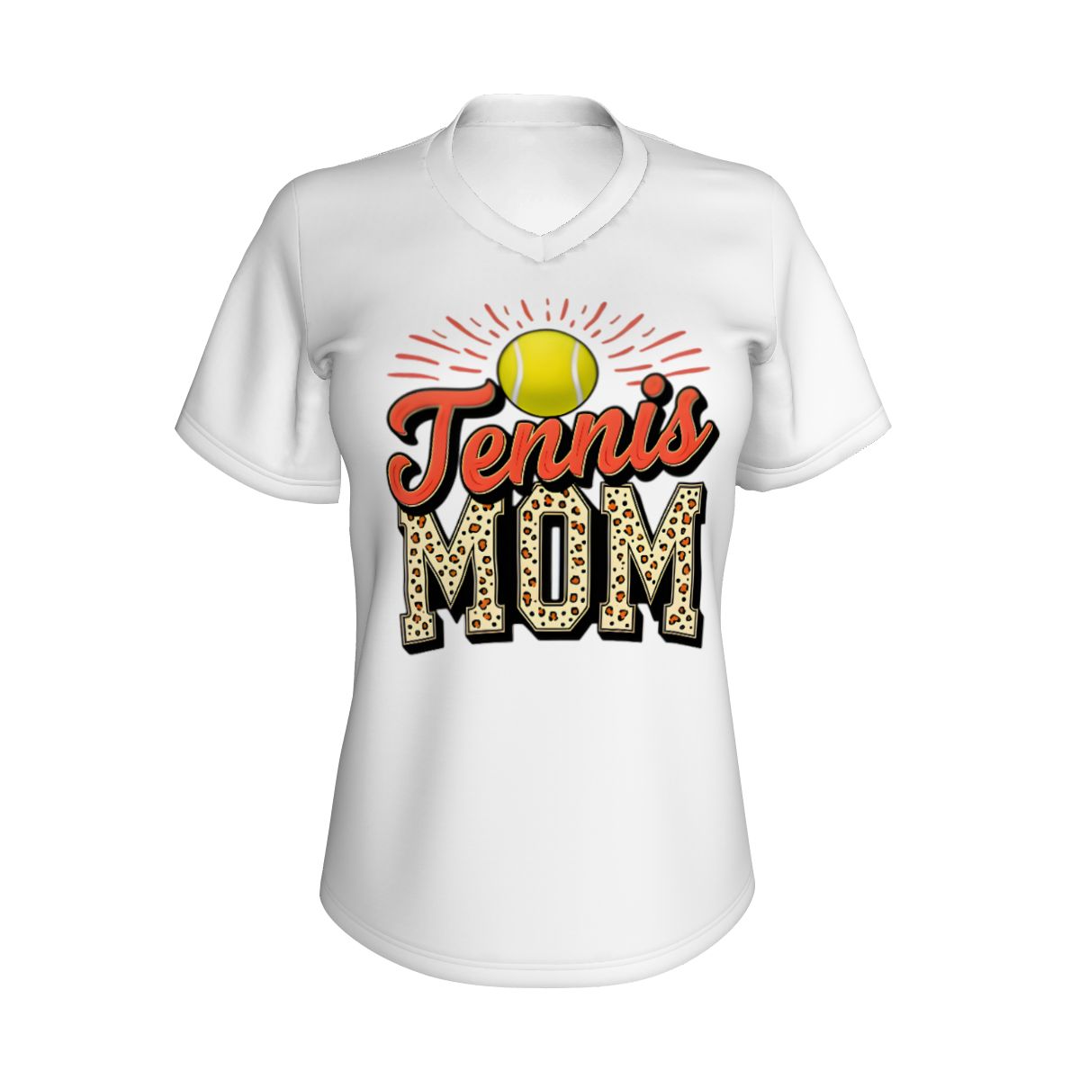 Tennis Mom Women's V-Neck Short-Sleeve T-Shirt - Magnolia Wild SC