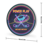 Neon Hockey Arcade Wireless Charging Pad – Fast 10W Compact Charger - Magnolia Wild SC