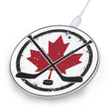 Canadian Hockey Wireless Charging Pad – Fast 10W Compact Charger - Magnolia Wild SC