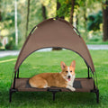 Elevated Portable Dog Cot Pet Bed with UV Protection Canopy Shade - Magnolia Wild SC