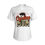 Cycling Mom Women's V-Neck Short-Sleeve T-Shirt - Magnolia Wild SC