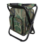 Double Shoulder Insulation Backpack Foldable Ice Pack Chair Oxford Cloth - Magnolia Wild SC