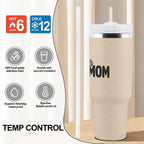 Lacrosse Mom 40oz Tumbler – Personalized LAX Mom Gift with Custom Name Option - Magnolia Wild SC
