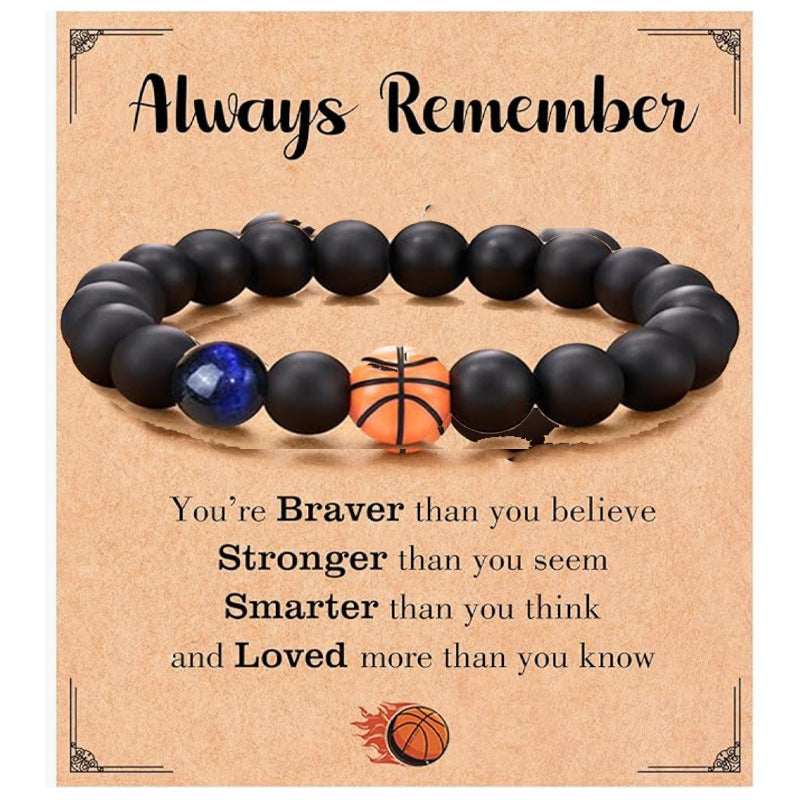 Adjustable Sports Obsidian Bracelet for Athletes and Fans - Magnolia Wild SC