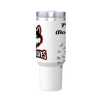 Customizable Team Spirit 40oz Insulated Tumbler with Handle and Straw for Team Manager or Coaches Gifts - Magnolia Wild SC
