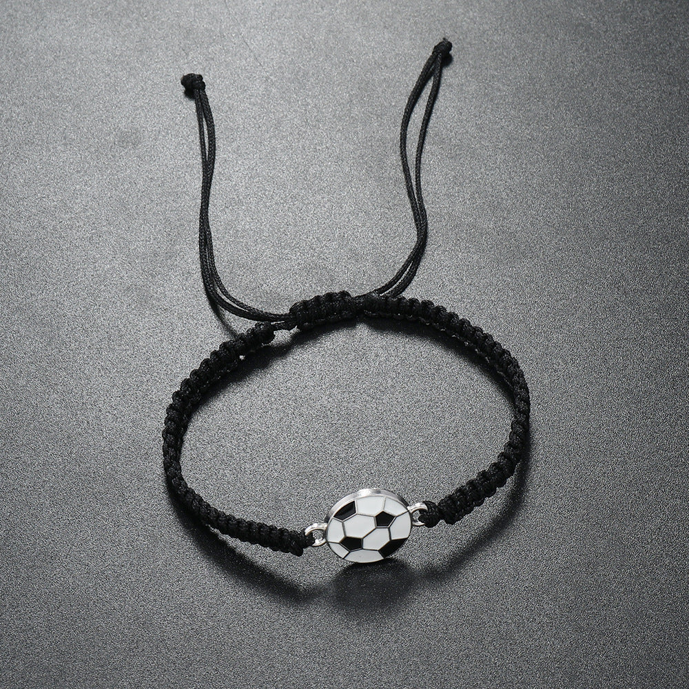 Multi-Sport Braided Bracelet Adjustable Jewelry for Game Day Fans - Magnolia Wild SC