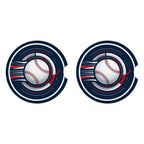 Baseball Power Stroke Car Coasters | Absorbent Ceramic 2-Pack