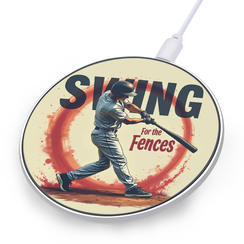 “Swing for the Fences” Baseball Wireless Charging Pad - Magnolia Wild SC