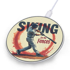 “Swing for the Fences” Baseball Wireless Charging Pad - Magnolia Wild SC