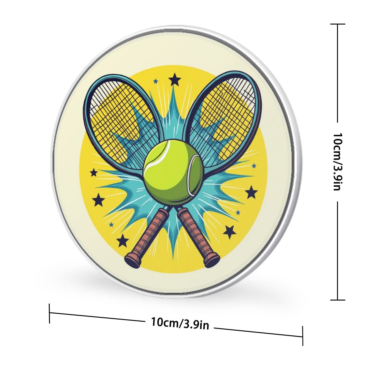 Tennis Racket Wireless Charger - Magnolia Wild SC
