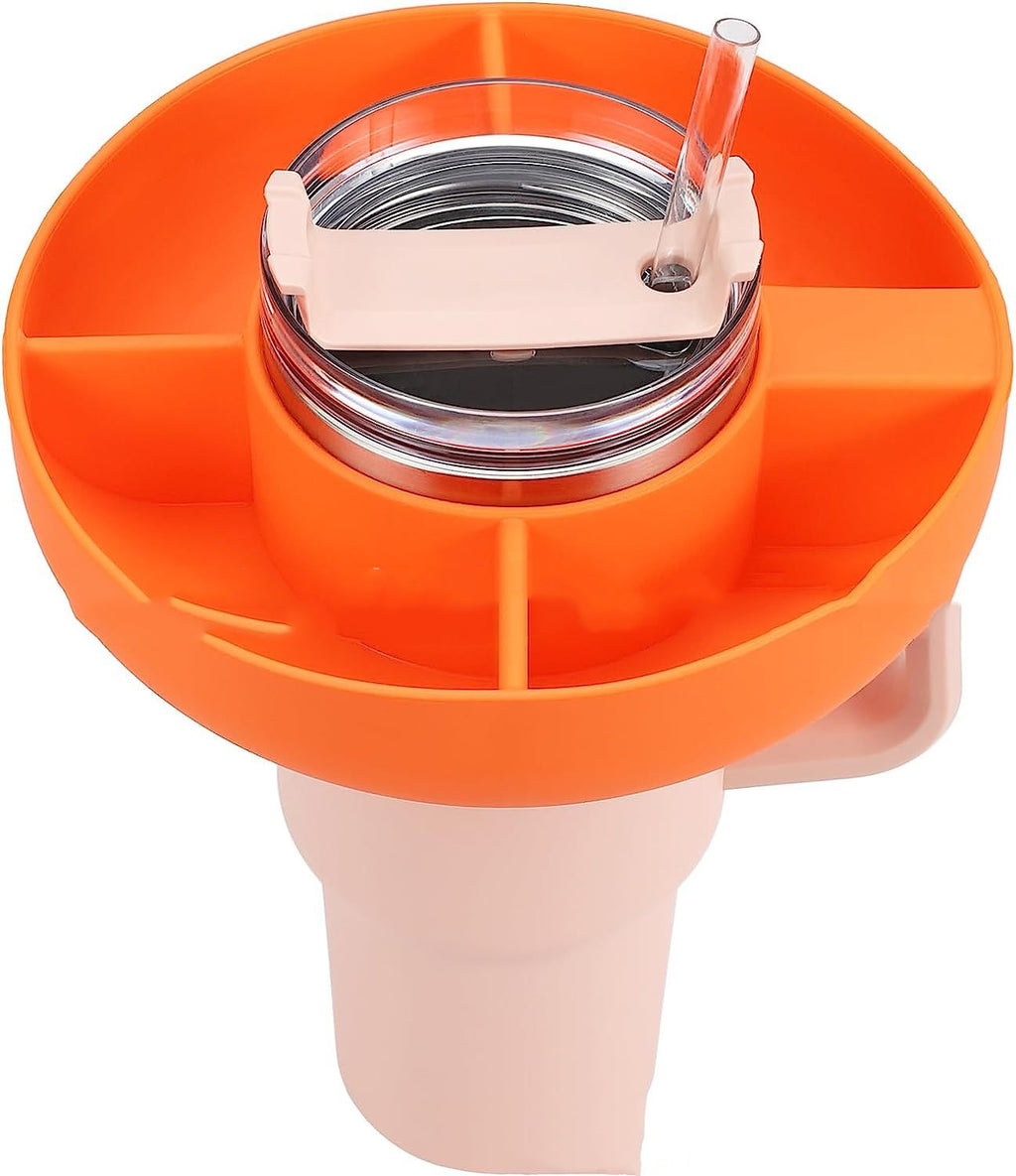 4 Compartment Silicone Snack Platter For 40 Oz Cup - Magnolia Wild SC