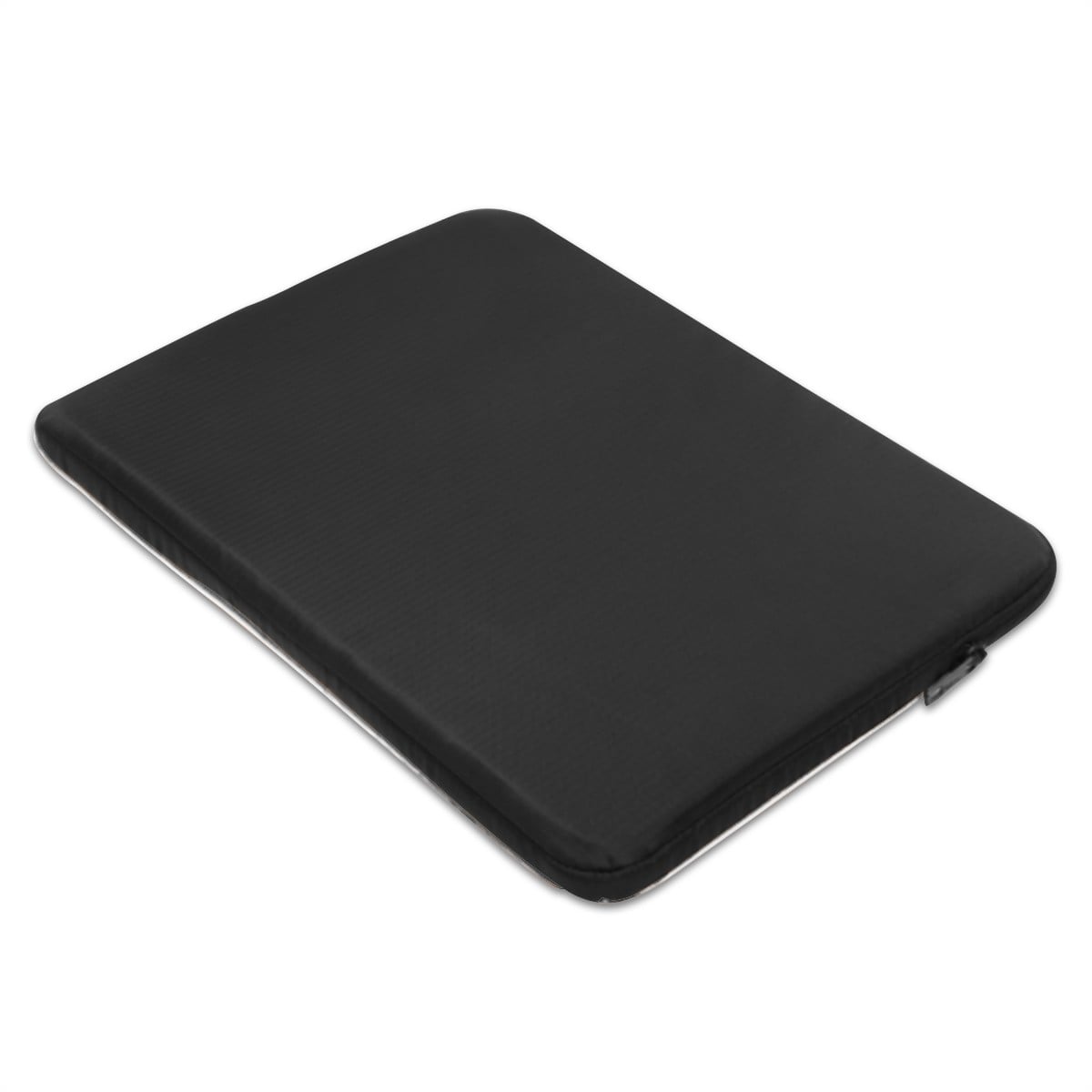 Black tablet case on a white background
