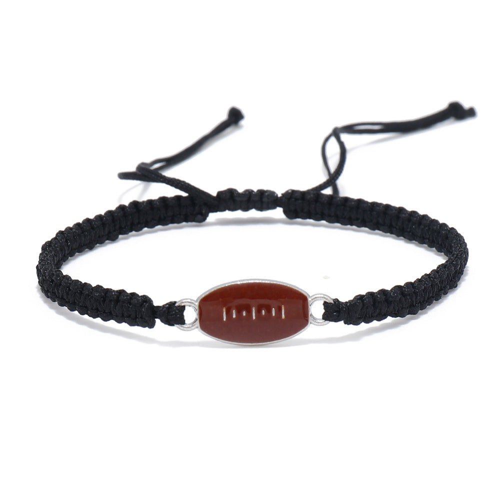 Multi-Sport Braided Bracelet Adjustable Jewelry for Game Day Fans - Magnolia Wild SC