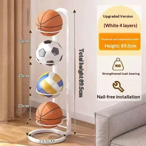 Indoor Kids Sports Ball Storage Rack - Magnolia Wild SC