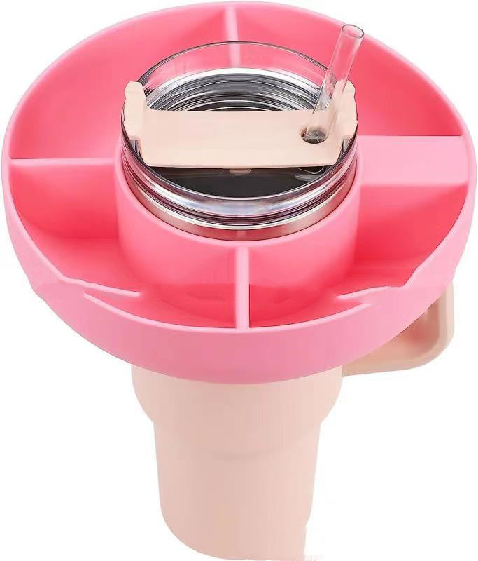 4 Compartment Silicone Snack Platter For 40 Oz Cup - Magnolia Wild SC