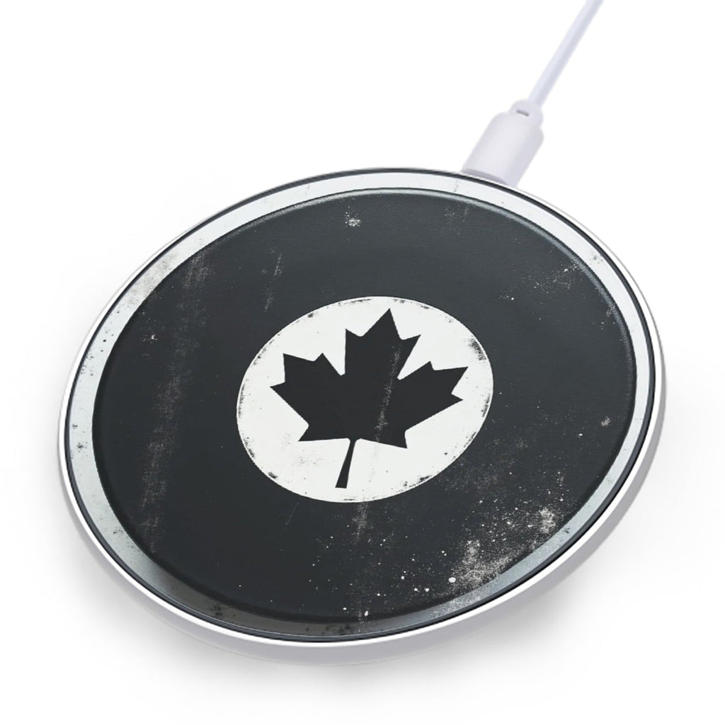Hockey Puck Wireless Charging Pad – Fast 10W Compact Charger - Magnolia Wild SC
