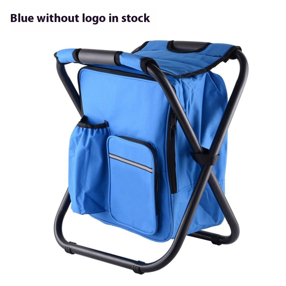 Double Shoulder Insulation Backpack Foldable Ice Pack Chair Oxford Cloth - Magnolia Wild SC